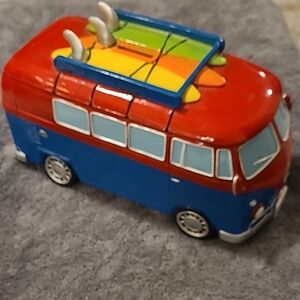 Colorful Miniature VW Bus Toy